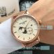 Best Copy Patek Philippe Calatrava moonphase Yellow Strap White Dial Watches (5)_th.jpg